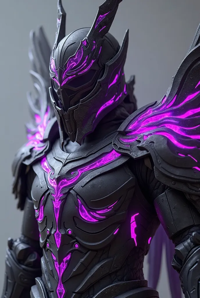 It is an armor with the art style of knights of the zodiac ( 2014 ), and contains elements of Pegasus and Phoenix 

** Upper part :**
The upper part of the armor is similar to that of Pegasus. The helmet is of an obsidian color, with purple details reminis...