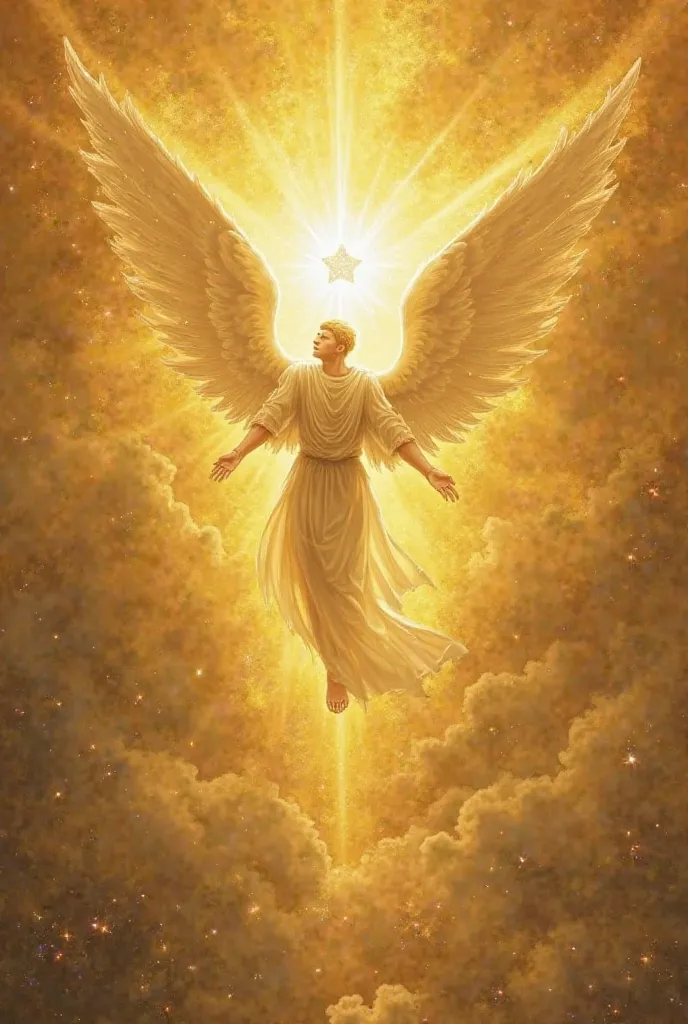 Archangel Jofiel MAN (Wisdom and enlightenment)
Message: "Divine wisdom clears your mind and spirit."  
color: Intense yellow 

Symbol: Bright flashlight 

Instruction: Light a candle with this card to illuminate your thoughts.

Message: "My light guides y...