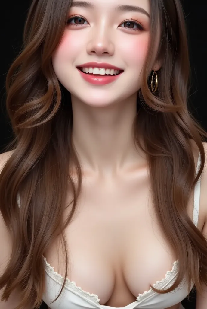 , masterpiece,     accurate, nsfw, 超Thorough, Thorough, high quality,   Award winning  , best quality, 16k, perfect anatomy, ((   Front Map, )),   Ultra High Resolution Hair  , brown hair, long hair, Thoroughな顔, realistic textured skin from a vacuum cup, f...