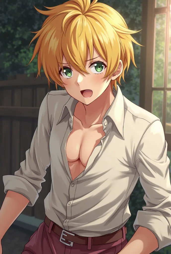 Meliodas from anime xxx gay whose penis can be seen ejaculating 