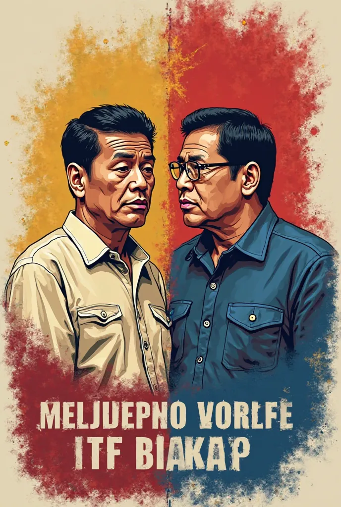 In tagalog slogan. Easy to draw slogan and can you relate it to the current issue now here in Philippines that the fight between current president marcos and former president Duterte. In a tagalog words.