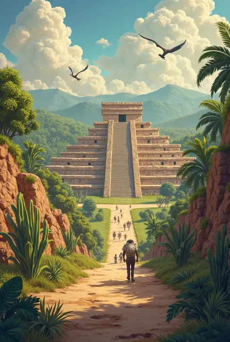  Video about Guion: La Fundación de tenochtitlán

[ SCENE 1 :  Introduction ]
(Codex images and a map of Mesoamerica with the Mexican migratory route)
 Narrator :
"Hello, how about friends! En este video vamos a hablar sobre la increíble historia de la fun...