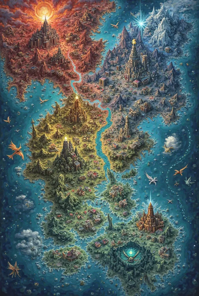 He designed a map for me that includes a kingdom of blood, a kingdom of ice, a kingdom of seas, a kingdom of magic, a kingdom of ghosts and a kingdom of humans 