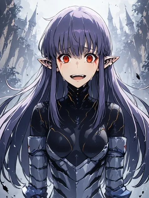 1girl, solo, esil radiru, beautiful, crying heavily, tears of joy, happy, overjoyed, elated, slender body, medium breasts, highly detailed eyes, expressive eyes, natural eye shape, iris with visible details, anatomically correct, super detailed, high detai...