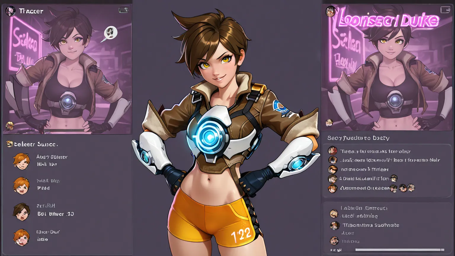 Tracer - Character Selection Screen