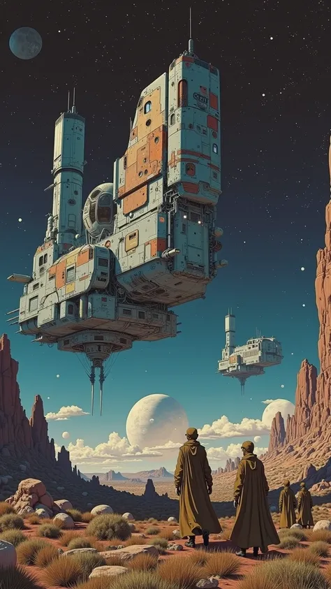 Moebius Style Illustrations