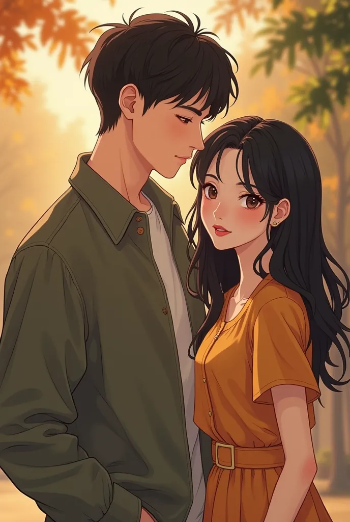 Asian male female male character novel cover: A handsome man in a warm casual outfit, his eyes are determined and honest. A gentle smile indicates the love he has for the girl, but nevertheless hides the pain of the past.
Female characters: A girl in a dre...