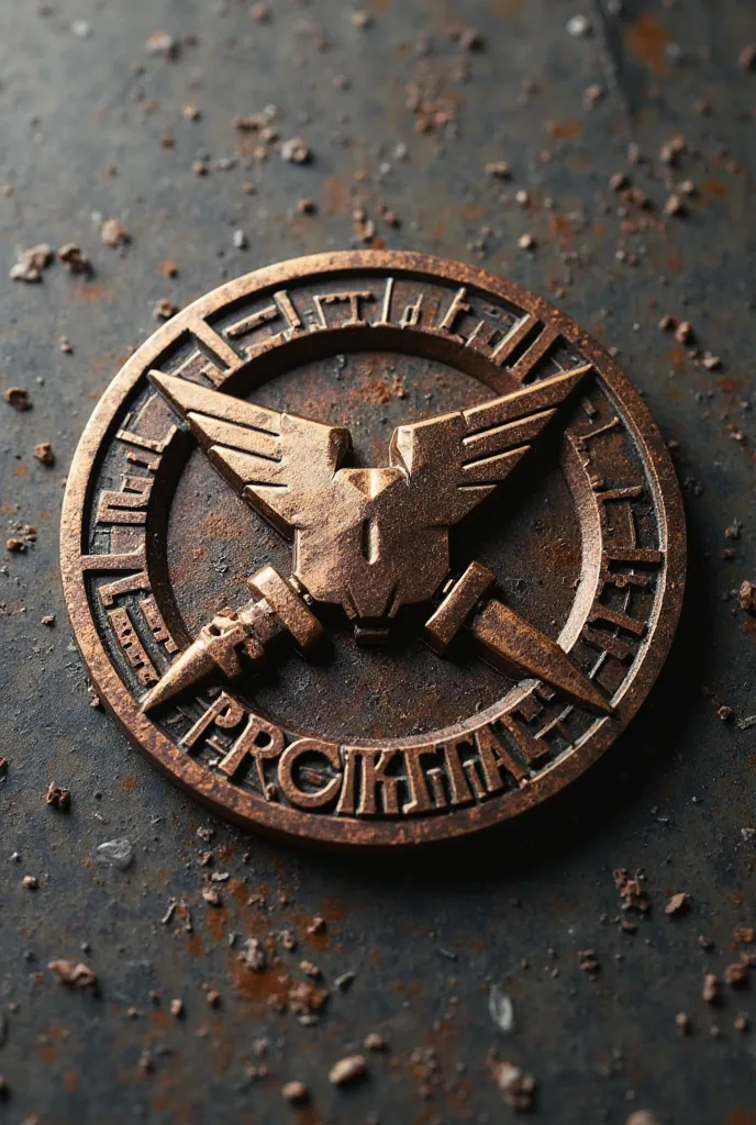 make a logo for ProMetal"Create a logo for 'ProMetal', , a metalworking company, making decorative items from copper and brass. logo must be minimalistic, but reflect the industrial style. It should convey strength, reliability and craftsmanship.