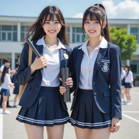 『The atmosphere of the face and hairstyle is different2 Japanese girls in tennis panties:1.9』『real photo:1.3』top quality:1.2、((bigger breasts in bikinis))、Slender Body,slightly cleavage、((young 20 year old woman ))、((is showing his teeth and smiling:1.3))、...