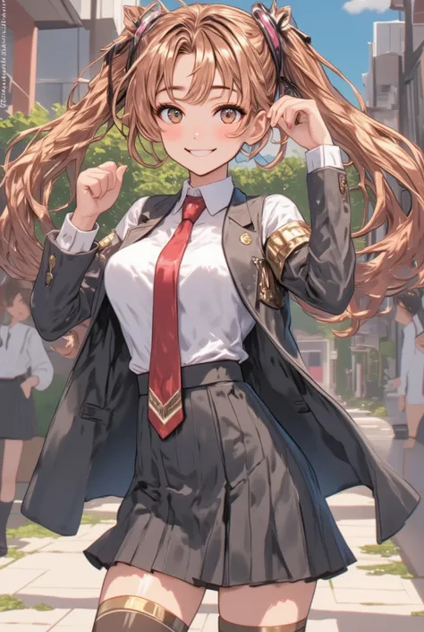 ( masterpiece、 top quality、 top quality、OFFICIAL ART、 beautiful and beautiful :1.2)、(one girl:1.3) ,、twin tails, beautiful breasts,((best qinality)), ((highly detailed)), masterpiece, extremely detailed face, beaintifinl face, (detailed eyes, Deep Eyes)...