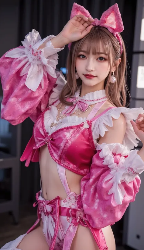 (((Correct sex education))), (SEXY 3D HOLOGRAM:1.2, bright color:1.2), (Tech Vibe:1.2), (detailed hands:1.2, Perfect right hand:1.1,), SCI-FICTION AESTHETICS ,SOFT LIGHTING, Full Body, ((Realistic and beautiful body of a:1.2)), cute outfits that highligh...