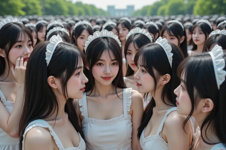 (((Myself = Japanese Beautiful Super Clones multiply girls 全容姿が正確に完全一致))), (((yan is correct to completely consistent))), (((Supersized  are exactly the same))), (((Hairstyle Exact Perfect Match))), (((((My clones multiply; a large crowd of girls writhes.,...