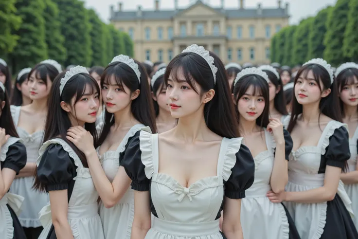 (((Myself = Japanese Beautiful Super Clones multiply girls 全容姿が正確に完全一致))), (((yan is correct to completely consistent))), (((Supersized  are exactly the same))), (((Hairstyle Exact Perfect Match))), (((((My clones multiply; a large crowd of girls writhes.,...
