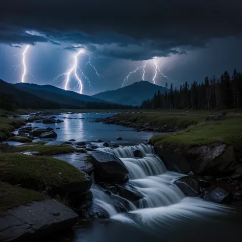 Being struck by lightning