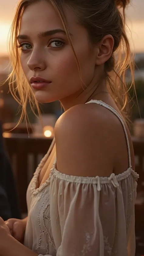 🌟 quality & silent: whole head down to below the chest, three sided view, masterpiece, 8k, ultra high resolution, hyperrealistic, very detailed, natural lighting, SLR lighting, SLR camera , Fujifilm XT3, film grain, Sharp concentration, perfect lighting. 🌌...