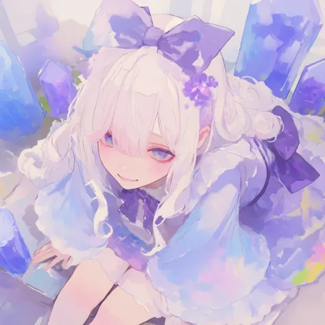  chibi: 1.2, cute: 1.2, cute eyes: 1.2, soft: 1.2. smile, (change: 1.5) ((masterpiece,  details: 1.2)) (top quality), (masterpiece: 1.2), (colorful: 0.9), (Color Scattering), (watercolor), sharp concentration, high definition, ( anime style: 1.1), ((top qu...