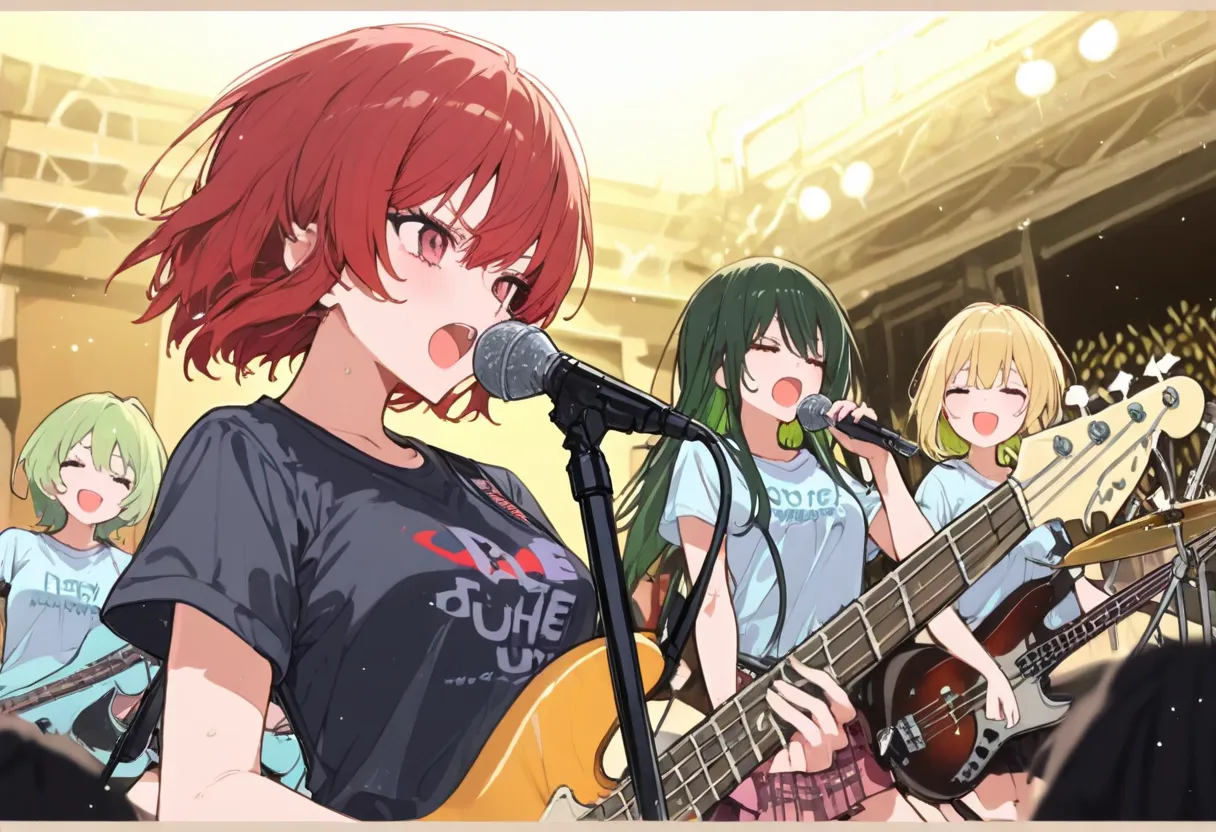 # anime girls band