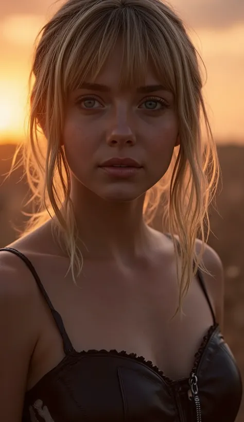 🌟 quality & silent: whole head down to below the chest, three sided view, masterpiece, 8k, ultra high resolution, hyperrealistic, very detailed, natural lighting, SLR lighting, SLR camera , Fujifilm XT3, film grain, Sharp concentration, perfect lighting. 🌌...