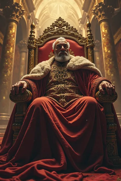 The king rose above his throne and then his fall