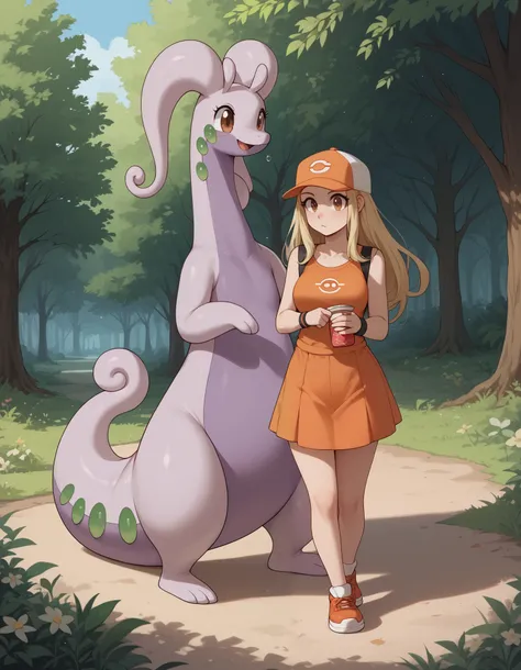 (Masterpiece) (High Detail) (High Res) A curvy slim Humanoid canine female with pale human skin and brown eyes and long blonde straight hair and fluffy blonde floppy golden retriever dog canine ears and a long fluffy blonde golden retriever dog canine tail...