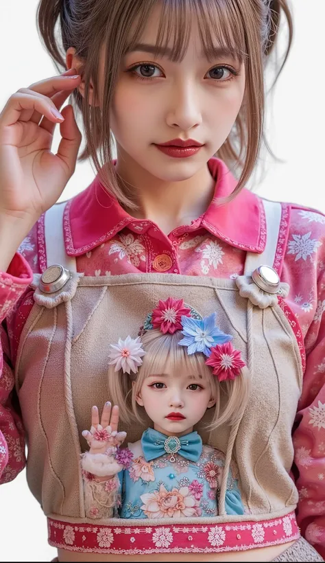 (((Correct sex education、public))), (bright colors:1.2), (tech vibe:1.2), (detailed hands:1.2, perfect right hand:1.1,), The sci-fi aesthetic ,soft writing, full body, ((nice clothes that accentuate breasts:1.2)), Realistic and beautiful background ,Highl...