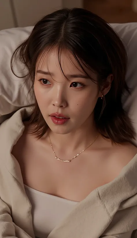 ((( real、live-action、reality、High image quality)))do,  best quality , ( High Definition CG Unity 8K Wallpaper ), (  best quality ), edge orgasm 、 face focus 、 wh3ein with her mouth open and her tongue out 、wh3ein with an edge_face、 brunette hair、 on the be...