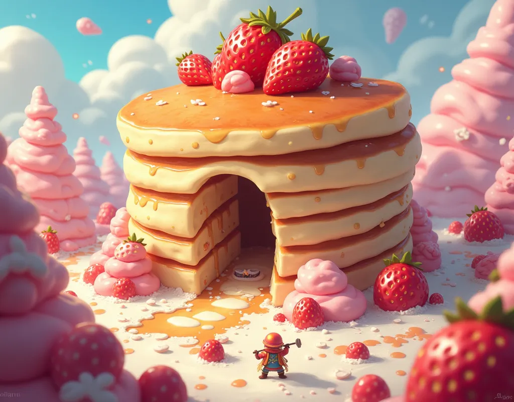 Pancake-shaped dungeon