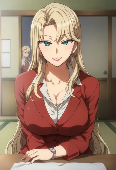 Uncensored_work, very_Midea, Highest_quality ,expensive_resolution, 8k,crisp quality, Super Detail,anime screen cap
,perfection_eye, erotic_style,Japanese-style room,Wooden desk,tatami,Sliding doors,
1 Female,Alone,takes a picture of the whole body,Straigh...