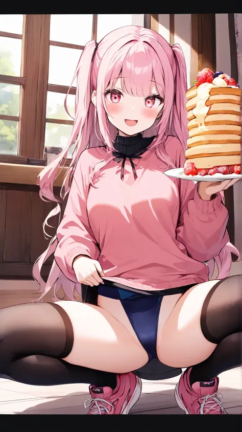 squat cakeB Animagine XL SDXL cute women girl v1.0