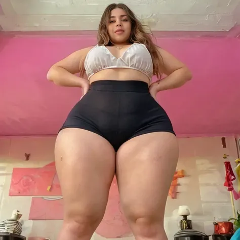 low angle girl curvy v1.0