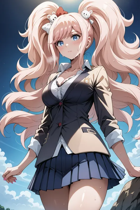 score_9, score_8_up, score_7_up, source_anime, 4K,perfect fingers,(perfect hands, perfect anatomy),prefect lighting, very aesthetic, intricate details,highly detailed background, masterpiece, high quality, best quality, 
1girl, junko enoshima, long hair, b...