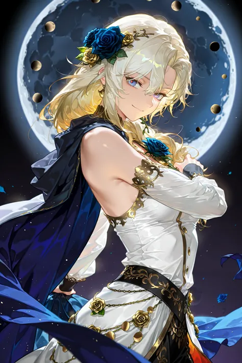 by [arknights|(748cmstyle:0.5)], mature, young adult, masterpiece, best quality, amazing quality, very aesthetic, high resolution, ultra-detailed, absurdres,
1girl, woman, solo, alone,(side eye, dynamic pose, upper body focus,from side, cowboy shot:1.2), d...