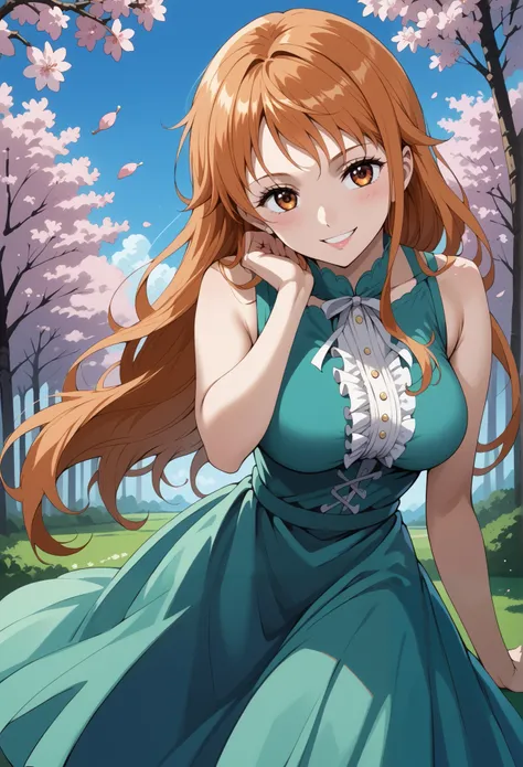 score_9, score_8_up, score_7_up, source_anime, 4K,perfect fingers,(perfect hands, perfect anatomy),prefect lighting, very aesthetic, intricate details,highly detailed background, masterpiece, high quality, best quality,
1girl,solo,onepiecenami, nami, long ...