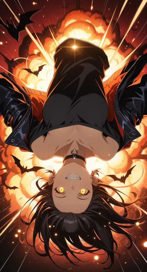 (masterpiece:1.4), (anime-style action:1.3), (energy aura:1.5), (glowing particles:1.4), (motion blur:1.3), (dynamic pose:1.3), (speed lines:1.2), (high contrast:1.3), (cinematic action lighting:1.4), (epic explosion:1.5), (lens flare:1.2), (sharp details:...