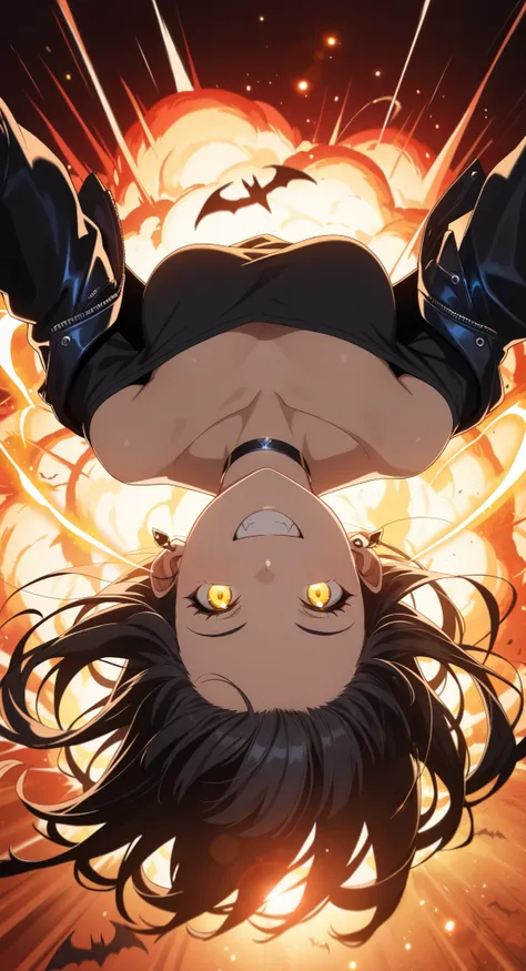 (masterpiece:1.4), (anime-style action:1.3), (energy aura:1.5), (glowing particles:1.4), (motion blur:1.3), (dynamic pose:1.3), (speed lines:1.2), (high contrast:1.3), (cinematic action lighting:1.4), (epic explosion:1.5), (lens flare:1.2), (sharp details:...