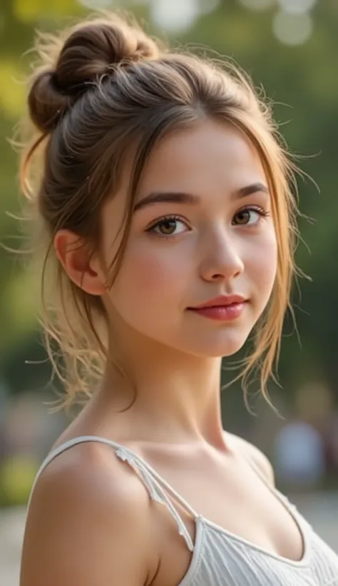 🌟 :

    "high resolution, photorealistic, with natural lighting and soft transitions. professional quality, like modern fashion photography."

🌌 :

    "outdoor shots at various locations: 1) A sunny park with blooming trees in the background, 2) an urban...