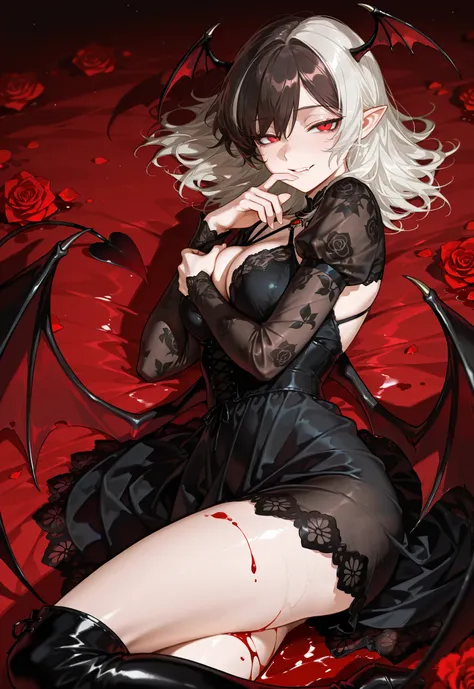 by [arknights|(748cmstyle:0.5)], mature, young adult, masterpiece, best quality, amazing quality, very aesthetic, high resolution, ultra-detailed, absurdres,
1girl, woman, solo, alone,(side shot, dynamic pose, upper body focus, three quarter view, portrait...