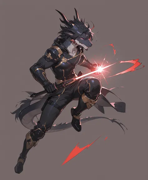 full body、 fight scene、high image quality、Superb Details、simple background、dragon