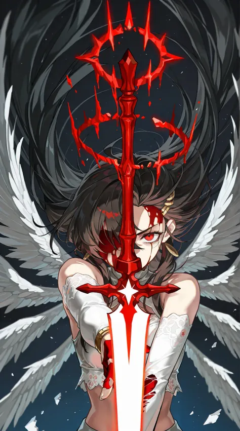 by [arknights|(748cmstyle:0.5)], mature, young adult, masterpiece, best quality, amazing quality, very aesthetic, high resolution, ultra-detailed, absurdres,
1girl, woman, solo, alone,(dynamic pose, looking at viewer, upper body focus, three quarter view, ...