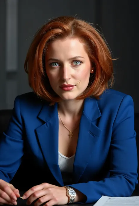 1 girl, a hyper-realistic photo of young Dana Scully, featuring a beautifully detailed face with captivating eyes and a serene expression, The image showcases her natural beauty, focusing on her flawless skin and delicate features, The lighting enhances he...