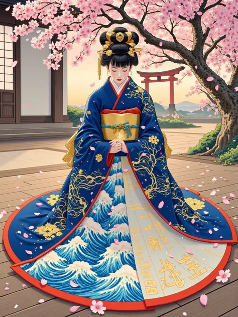 Ukiyo-e illustration 浮世绘插画