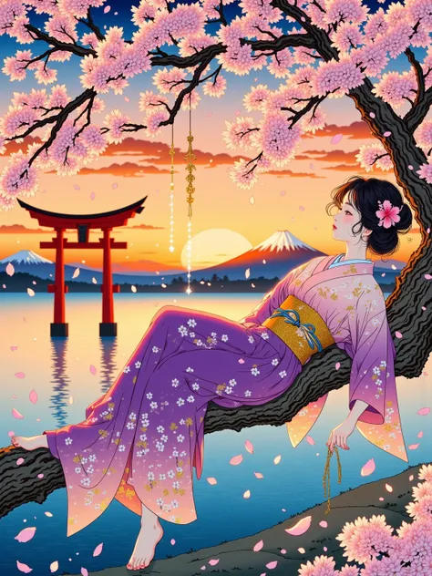 Ukiyo-e illustration 浮世绘插画