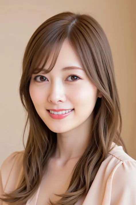 A highly detailed and ultra-realistic digital illustration of Mai Shiraishi, a beautiful young Japanese woman, framed from the top of her head to her upper chest, ensuring her entire head is fully visible with ample space above to prevent cropping. She has...