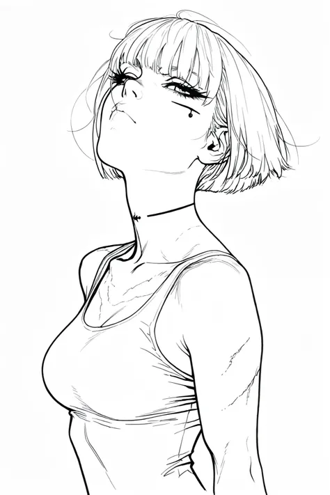 monochrome, greyscale, Line art, lineart, Timbrook, HDR, 8K, high contrast, masterpiece, best quality, amazing quality, very aesthetic, anime artstyle, realistic, newest,
BREAK
monochrome, greyscale, Line art, lineart, Timbrook, very high angle shot, look...