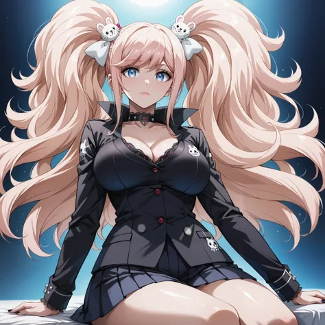 score_9, score_8_up, score_7_up, source_anime, 4K,perfect fingers,(perfect hands, perfect anatomy),prefect lighting, very aesthetic, intricate details,highly detailed background, masterpiece, high quality, best quality, 
1girl, junko enoshima, long hair, b...