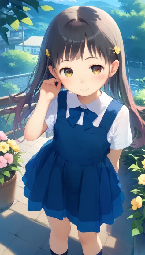 best image quality、 pretty eyes、detail eyes、cute face、baby face、girl、10歳のgirl、black hair、small、braids、knee-high socks、 Middle School Uniforms 、smile、standing pose slightly from the left、facing the front、Entrance Ceremony、Outdoors、Sakura flowers
Waiting to ...