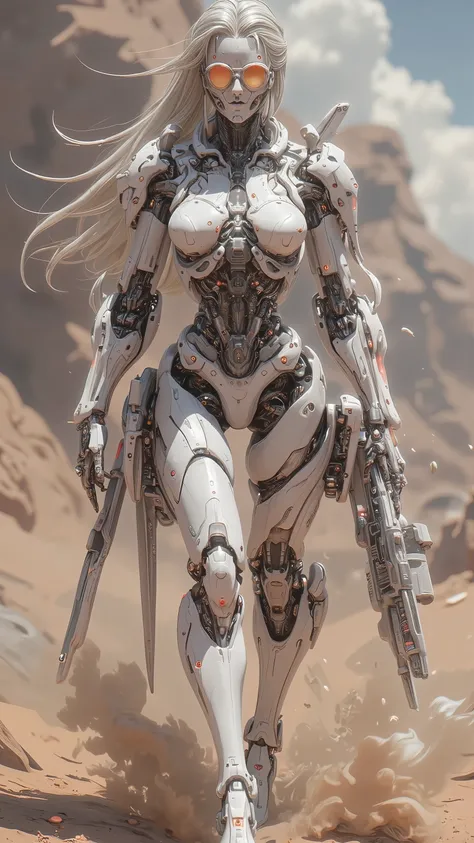 ((best quality)),( ultra high resolution ),(very well detailed),(Detailed Explanation),(( best CG )),(masterpiece),super detailed art,Amazing Painting Art,(sci-fi art with delicate details:1.5), Female Cyborg , Beautifully organized mechaisse, goggle mask...