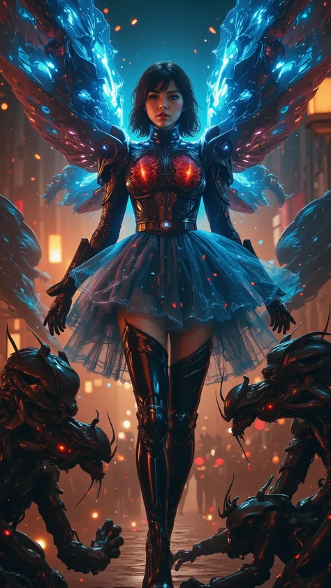 NSFW,
A TV movie,
She is an ordinary student, but she transforms into Kamen Rider with a transformation belt and becomes a transforming heroine who fights against insect-based combat cyborgs.