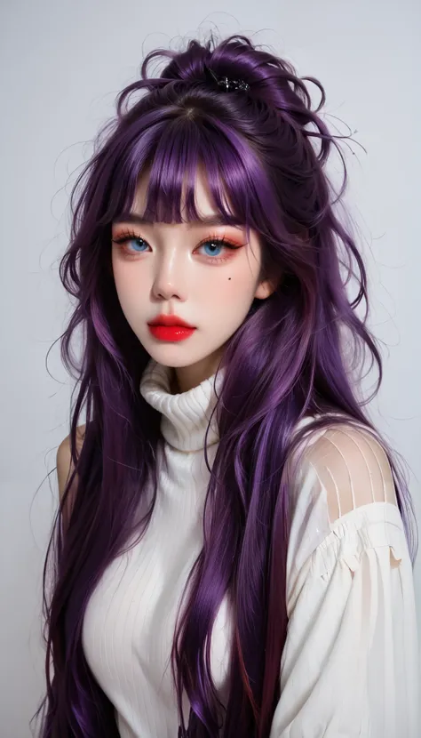 score_9, score_8_up, score_7_up, (photography), Photo RAW, best quality, hires, absurdres, ulzzang, ulzkawai, (((korean aesthetics))), (((elven aesthetics))), k-pop, glamorous, shine, solo, (thin face), big eyes, ((Xia Yan)), blue eyes, eyelashes, 1mole un...