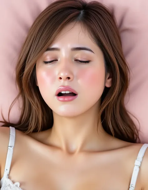 NSFW, (Highest quality), (Ultra-precise CG 16K wallpaper), (Realistic), (High saturation), (Sharp), Beautiful detailed shading, Beautiful natural lighting, Beautiful detailed glow, (Late afternoon sunlight), Natural light, Depth of field, (Mature 24 year o...